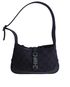 Mini Jackie, &pound;395, Handbags, Black, Canvas, Front view